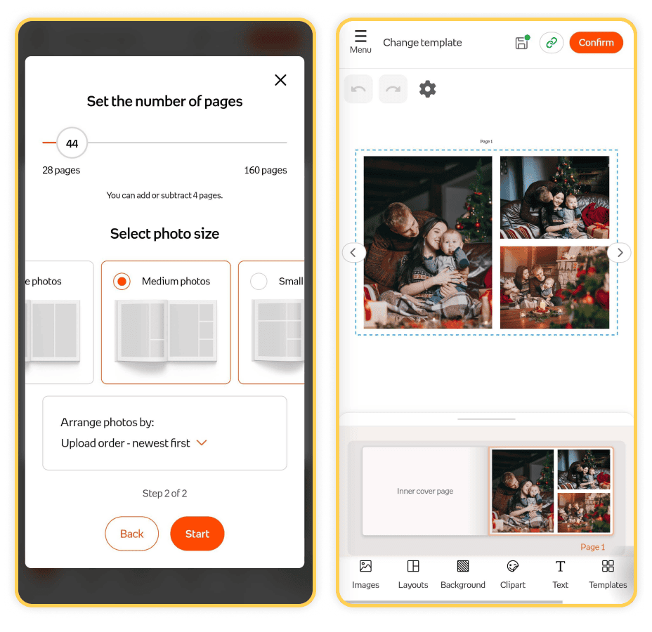 Photo Book mobile-first